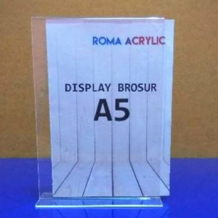 Jual Acrylic holder Tent Card A5 - Display Menu A5 type T | Shopee ...
