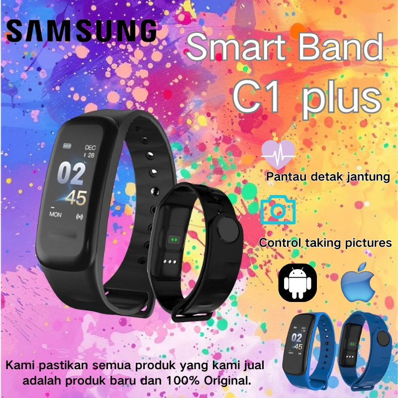 Jual 【100% Original】Samsung SmartBand M8 C1plus Smart Bracelet