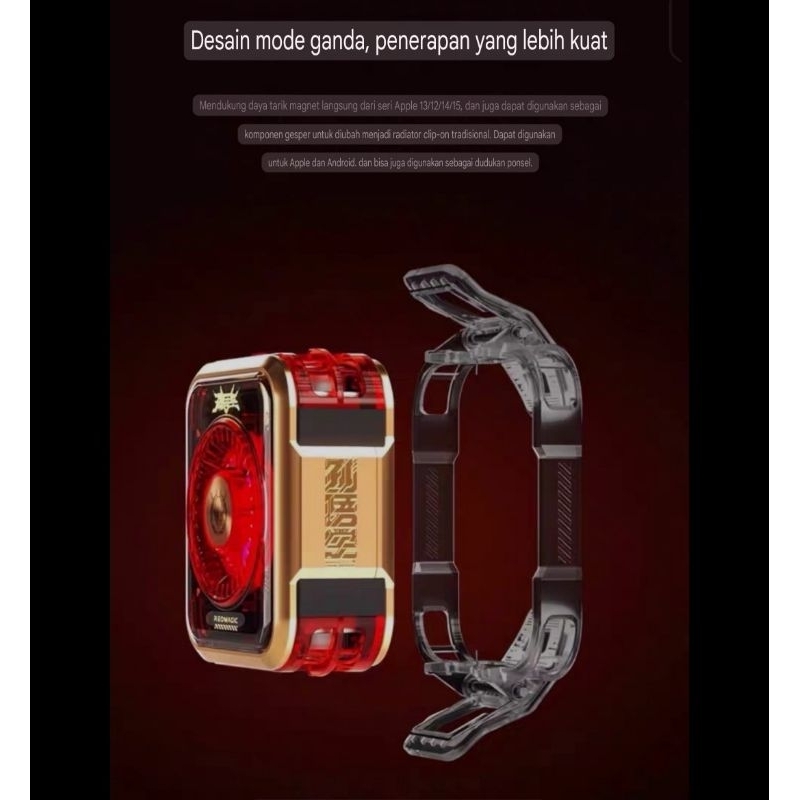 Jual Red Magic Cooler 5 Pro / fan Cooler Magnetic Nubia Redmagic cooler ...