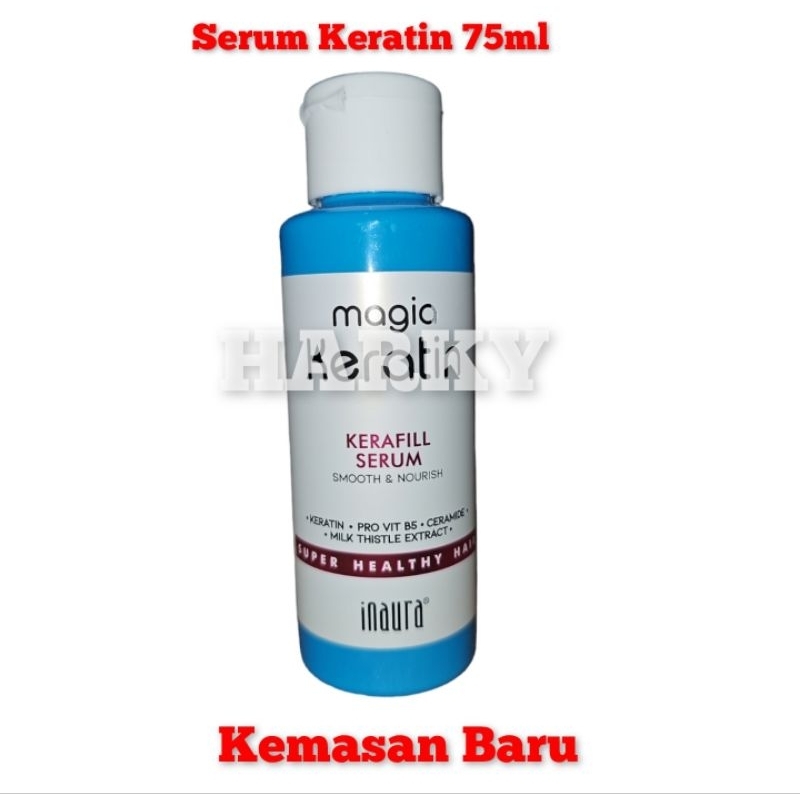 Jual Inaura Magia Keratin Kerafil Serum 75ml Inaura Magic Serum Keratin ...