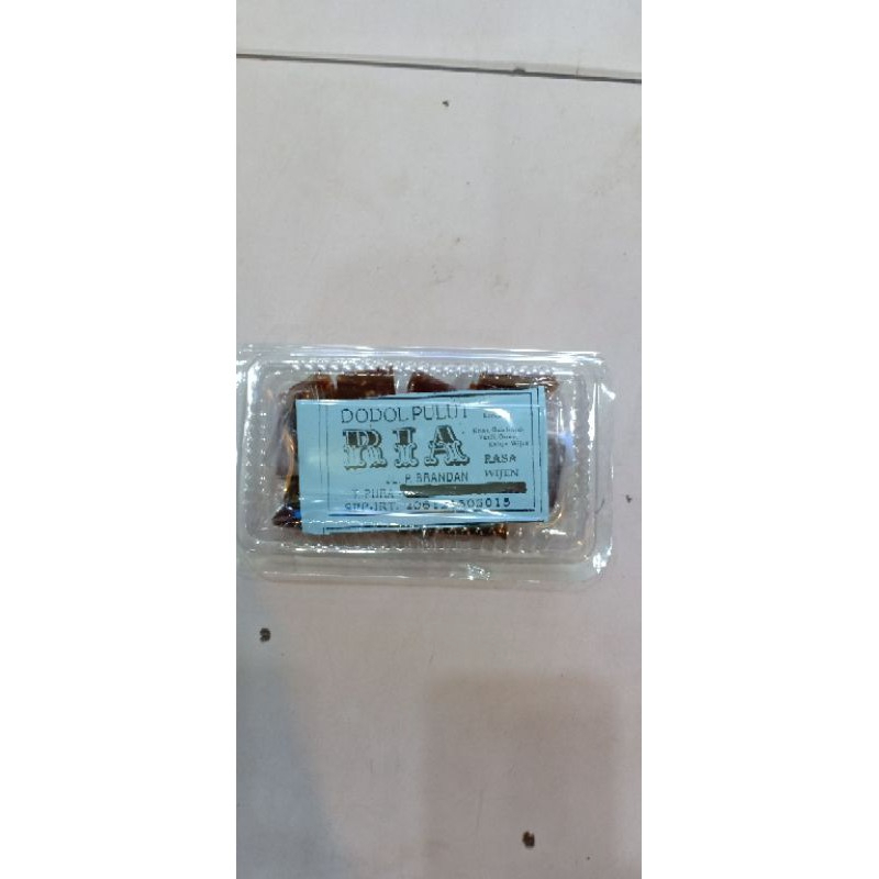 Jual DODOL RIA ASLI TANJUNG PURA RASA WIJEN POTONG KECIL ISI 32 PCS ...