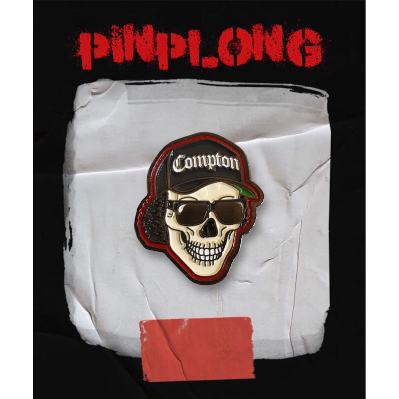 Jual pin topi Eazy-e skull compton | Shopee Indonesia