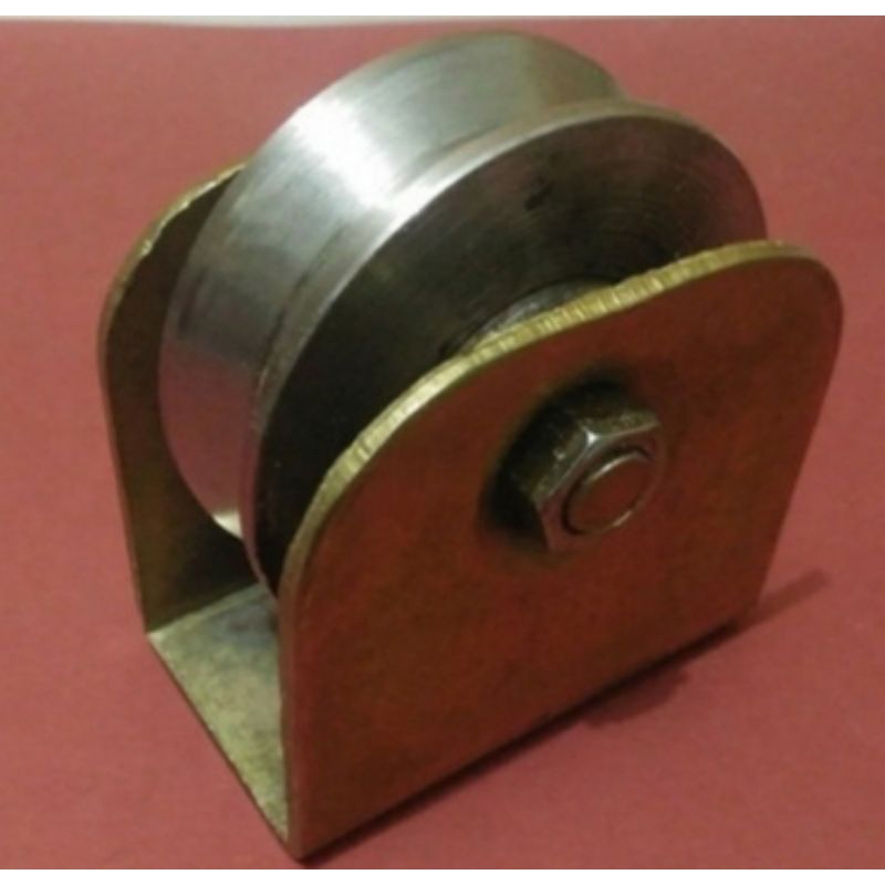 Jual Roda Pagar Besi Super/AS 10cm jenis Rell U (Bulat) dan Rell V ...