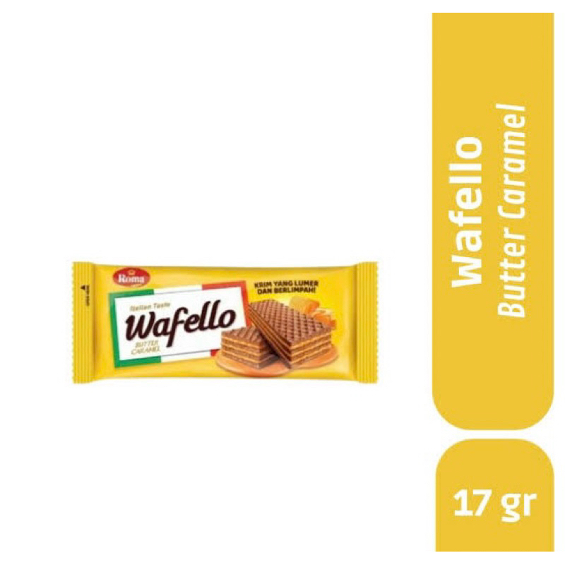 Jual WAFELLO WAFER 1000 RASA BUTTER CARAMEL DAN KELAPA | WAFELLO 1 ...