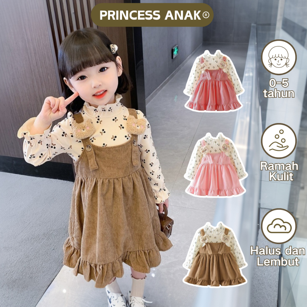 Jual [PRINCESS ANAK] 6 Bulan - 5 Tahun Dress Anak Perempuan Dress Anak ...