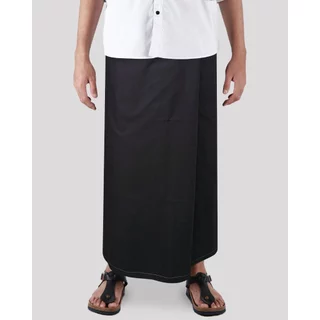 Sarung Mangga Fiesta Polos Hitam Solid GPWS01