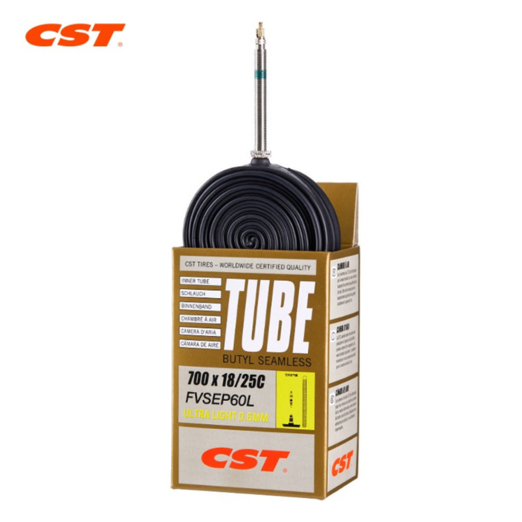 CST Fietsbinnenband 28 Inch 700x18/25C – Met SV40 Mm Ventiel, Geschikt Voor Racefiets En Stadsfiets 5 miniatura