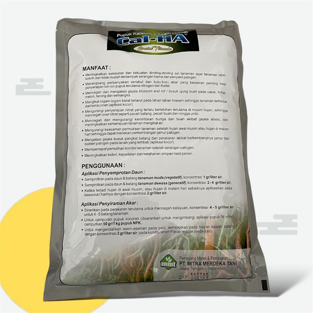 Jual CAL-HA 1 KG PUPUK KALSIUM + ASAM HUMAT CAL HA TANAMAN SUBUR KUAT ...