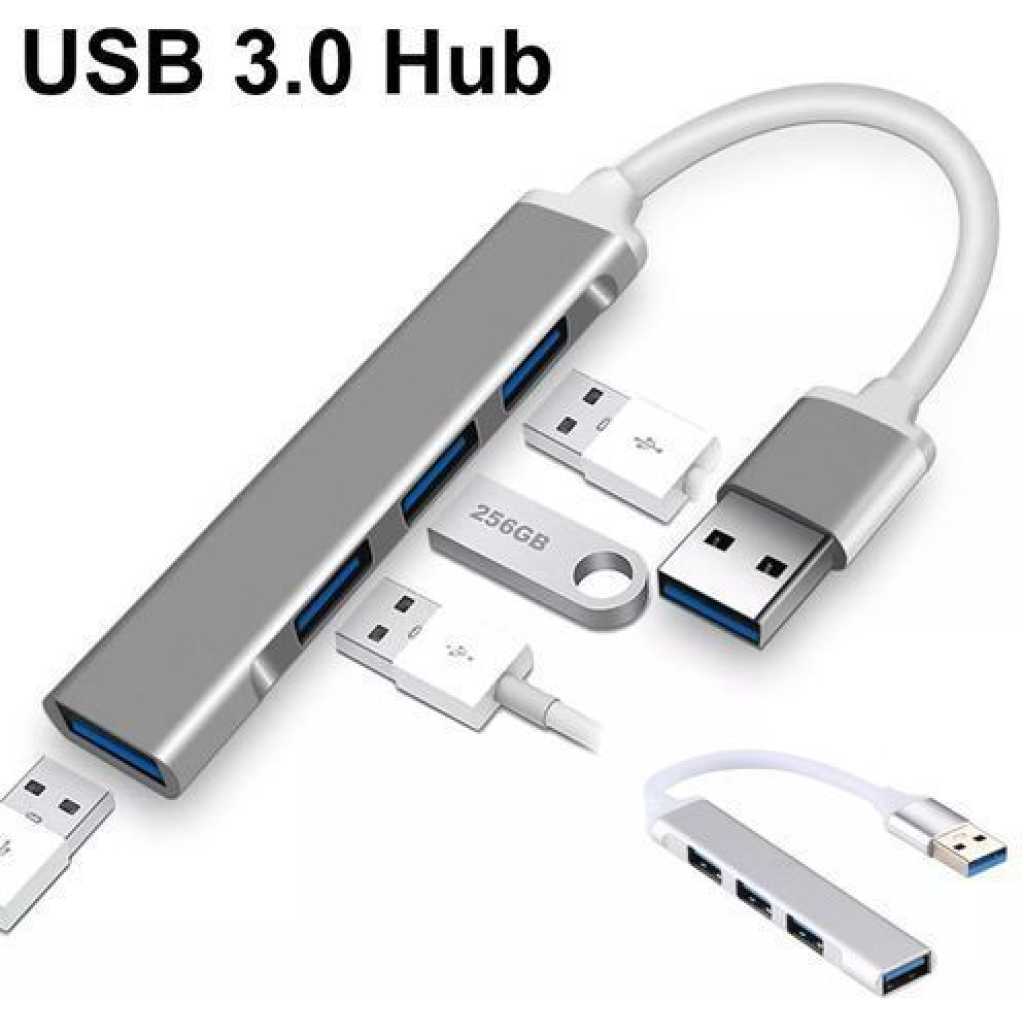 Jual USB 3.0 HUB 4 PORT HIGH SPEED 4IN1 FOR LAPTOP PC | Shopee Indonesia