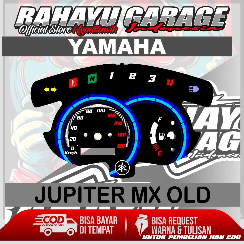 Jual PAPAN SPEEDOMETER CUSTOM JUPITER MX OLD | Shopee Indonesia