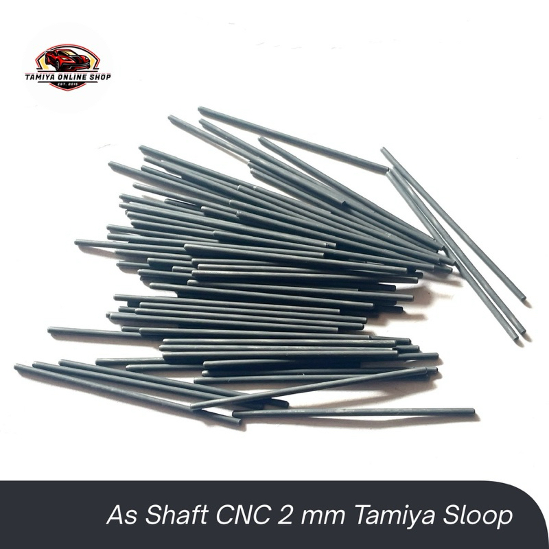 Jual As Steel Rod CNC 2 mm x 65 mm As Rod Anti Magnet As Tamiya Sloop ...