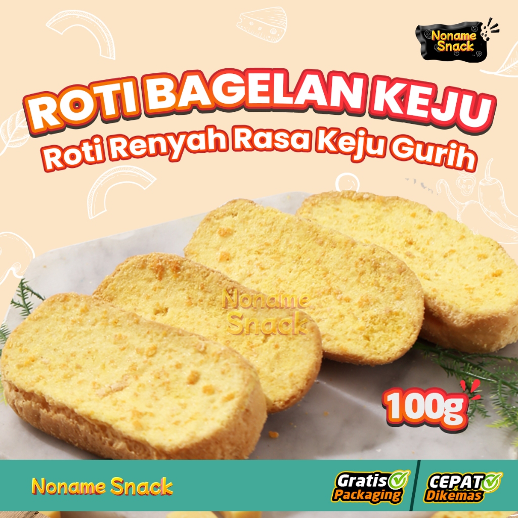 Jual NoName Snack - Roti Kering Bagelan Keju Cemilan Grosir Bagelen ...