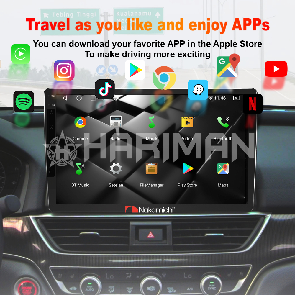 Jual Head Unit Android Nakamichi 10 Inch Legend Advance MkII Ram 6 ...