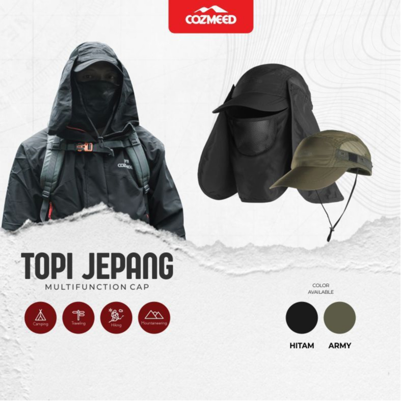 Jual Cozmeed Topi Mancing Masker Jepang Microfiber Quick Dry - Hijau ...