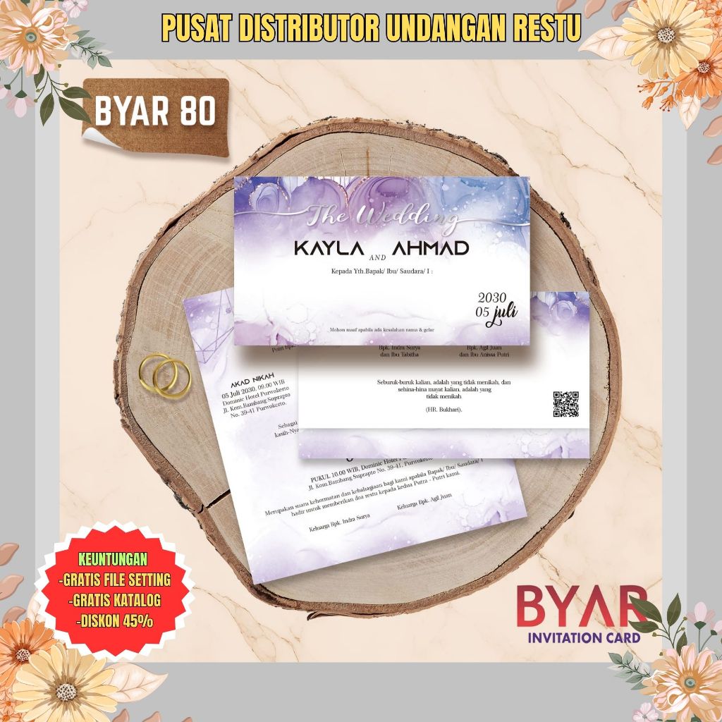 Jual Blangko Undangan Byar 80 | Blangko Undangan Murah | Blangko ...