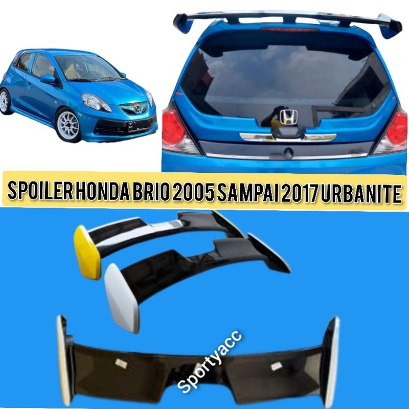 Jual spoiler honda brio 2005 sampai 2018 model urbanite | Shopee Indonesia