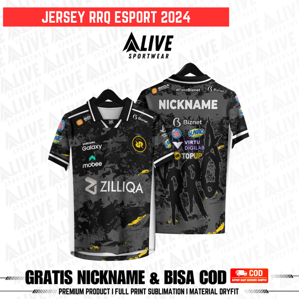 Jual Jersey RRQ Terlengkap & Harga Terbaru Juli 2026 | Shopee Indonesia