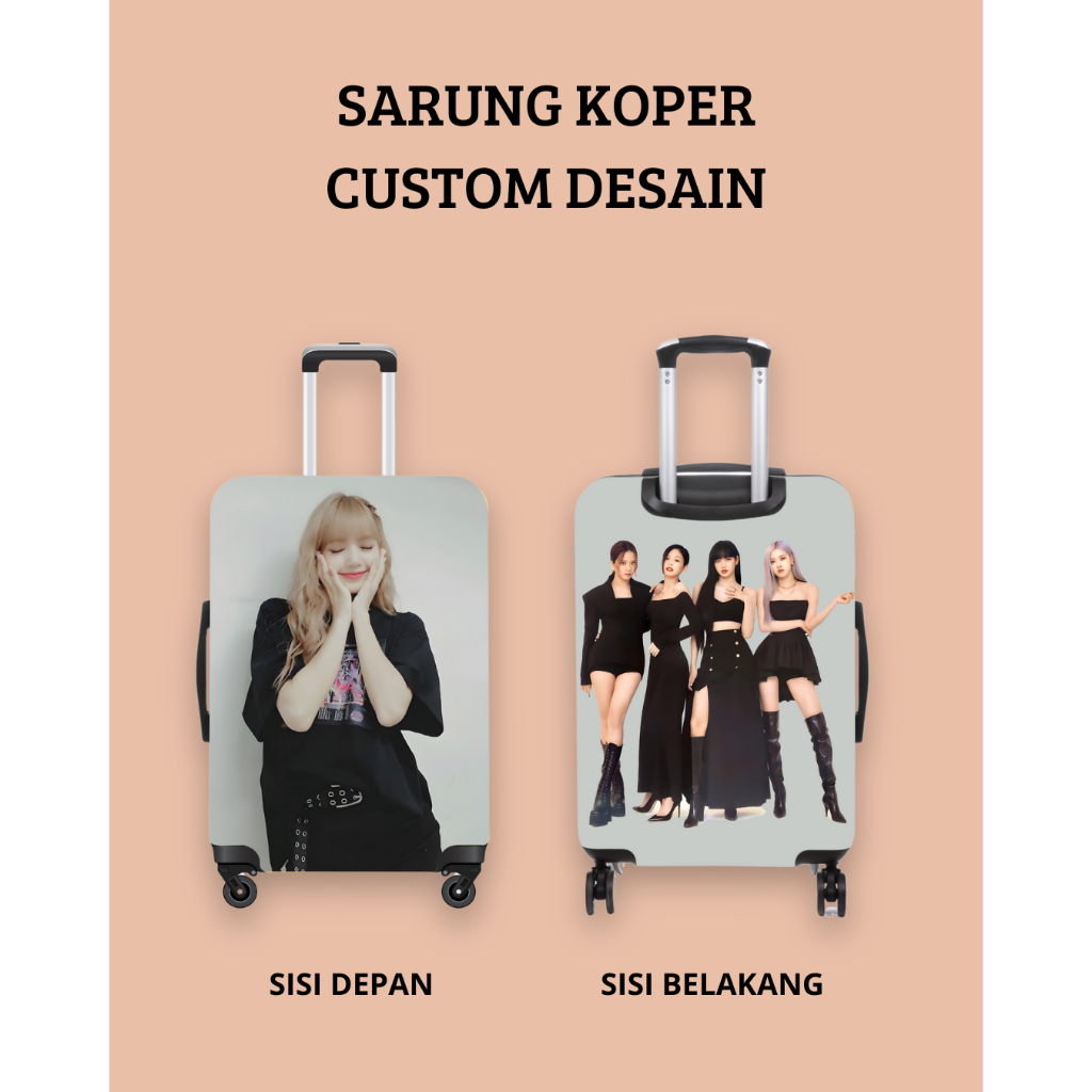 Jual BISA 1 PCS/SATUAN} Custom Sarung Koper Pelindung Koper Umroh Haji ...