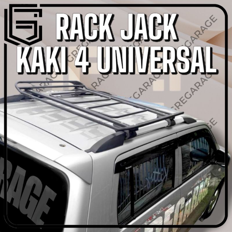 Jual Roof Rack Jack Kaki 4 Universal Rak Bagasi Atas Atap Mobil ...