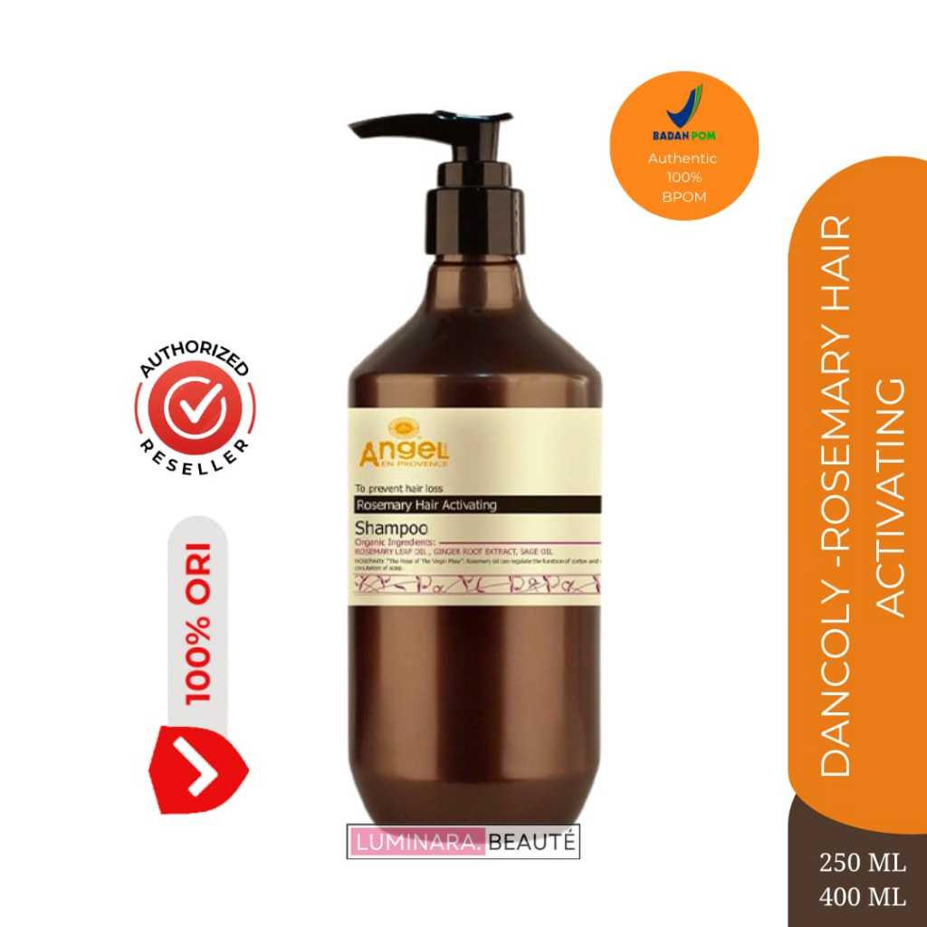 Dancoly (Angel en Provence) Rosemary Hair Activating Shampoo / Conditioner  Rambut Rontok Hairloss