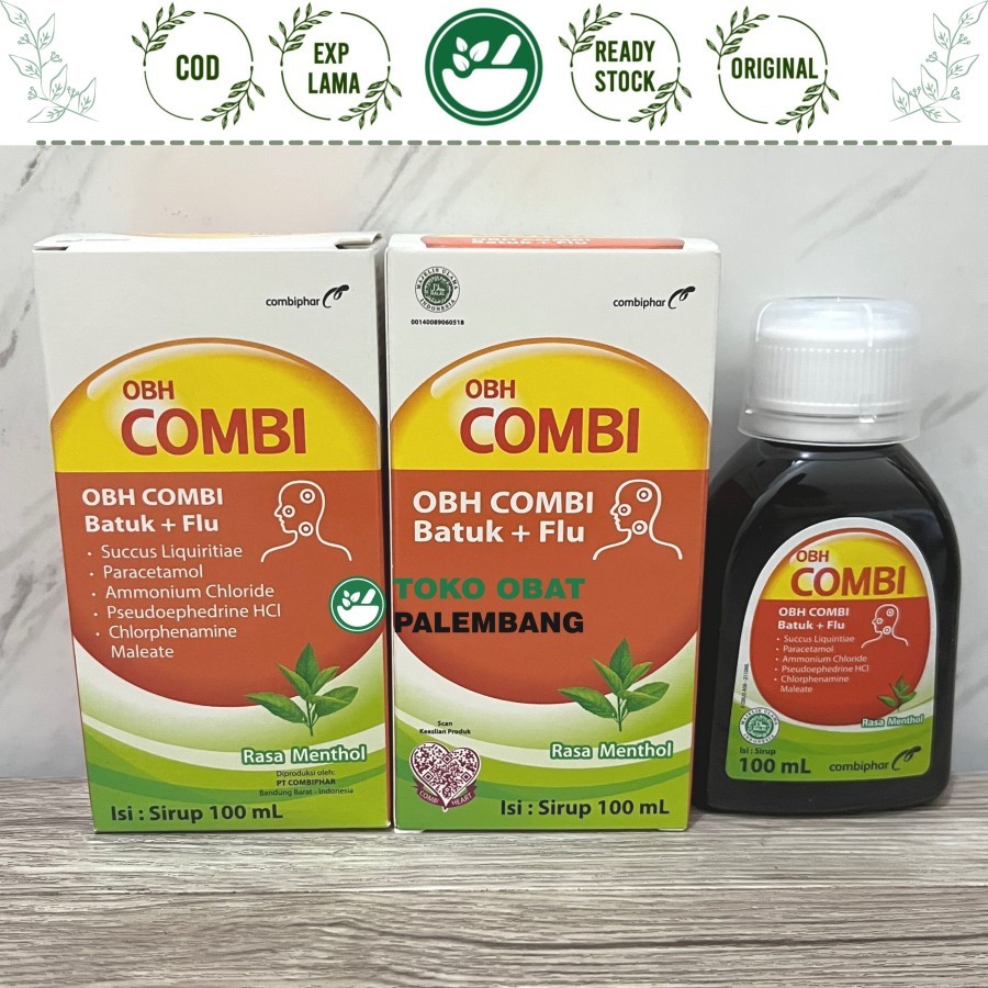 Jual OBH COMBI BATUK PLUS FLU RASA MENTHOL 100ML | Shopee Indonesia