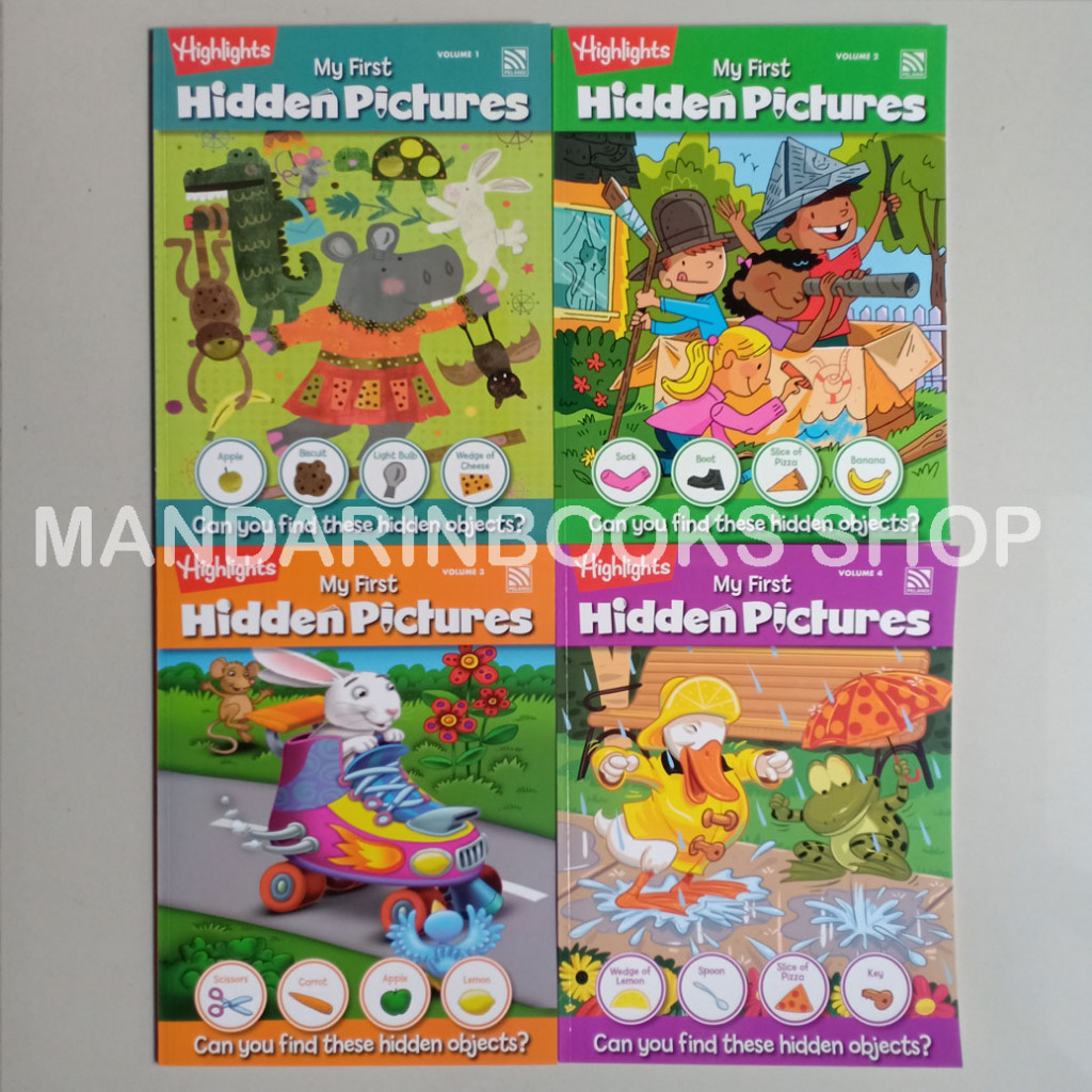 Jual Buku Highlights My First Hidden Pictures Volume 1 - 4 (Pilihan Per ...