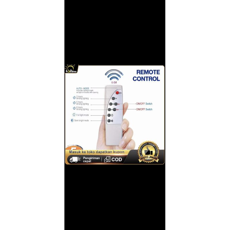 Jual Remote Control Lampu Panel Surya | Shopee Indonesia