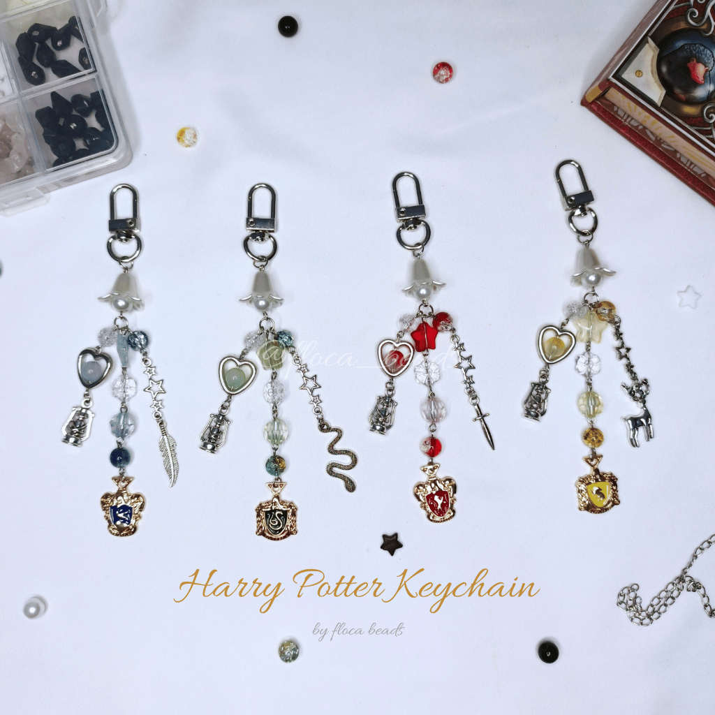 Jual Keychain Hogwarts - Keychain Inspired by Harry Potter - Gantungan ...