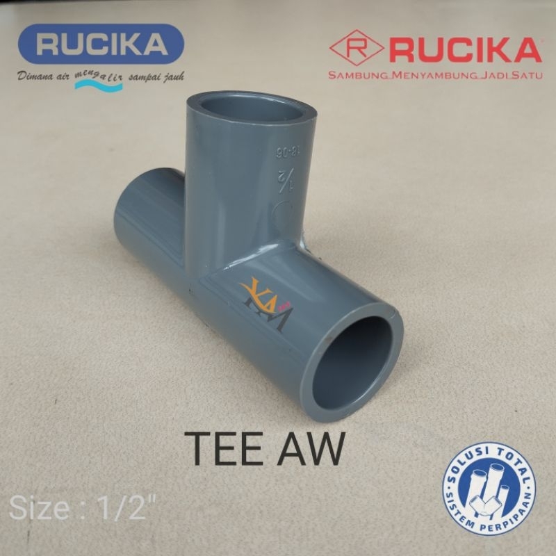 Jual TEE PVC AW RUCIKA 1/2 INCH | Shopee Indonesia