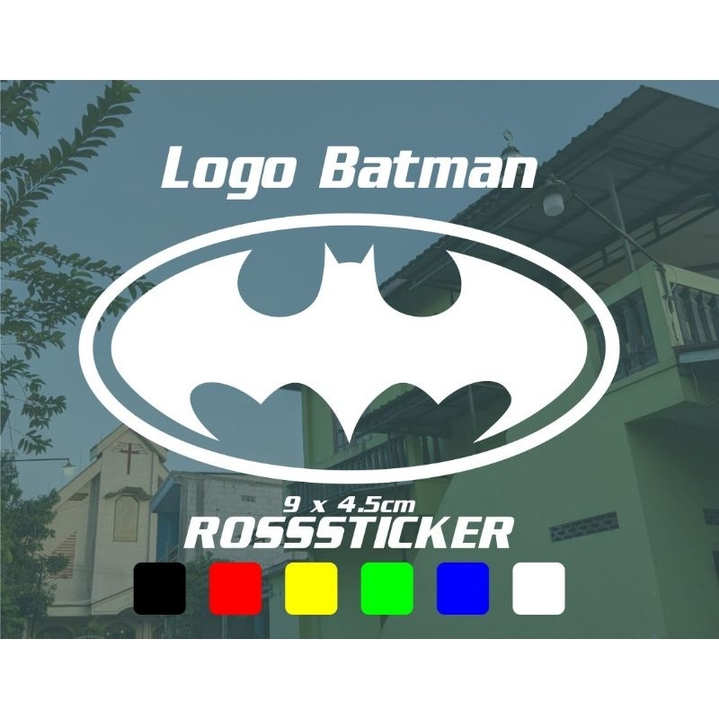 Jual cutting sticker logo batman - sticker timbul logo batman | Shopee ...