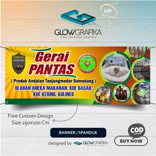 Jual Cetak Spanduk Banner Gerai Pentas Custom | Shopee Indonesia