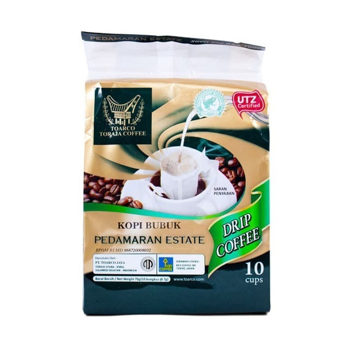 Jual Toarco Toraja Coffee Drip Pedamaran Estate 1 PACK | Shopee Indonesia