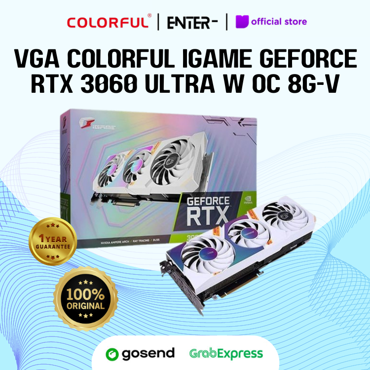 Jual VGA COLORFUL iGame GeForce RTX 3060 ULTRA W OC 8G-V | Shopee Indonesia
