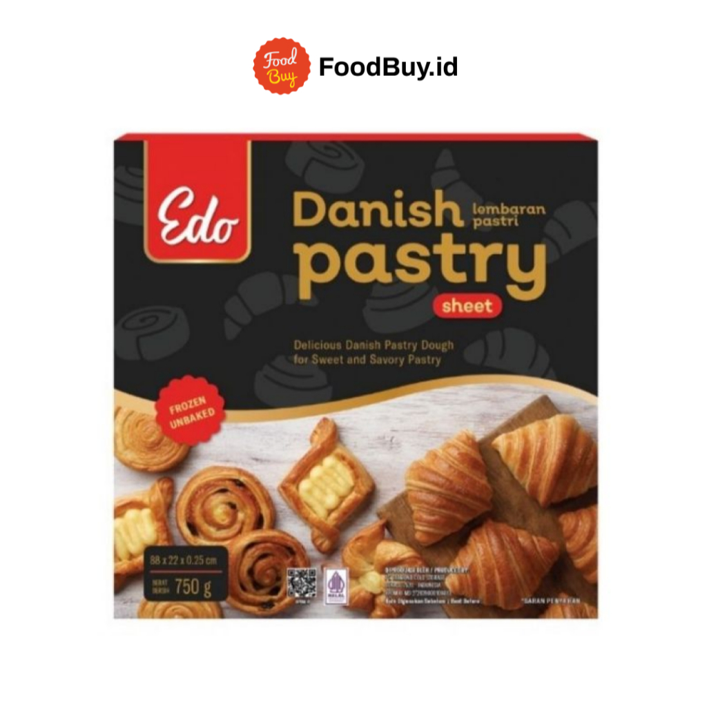 Jual Edo Danish Pastry Sheet Instant 750gr | Shopee Indonesia