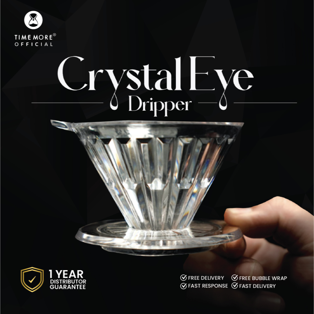 Jual Timemore Crystal Eye Glass Dripper 01 02 Transparent Holder ( 1 ...