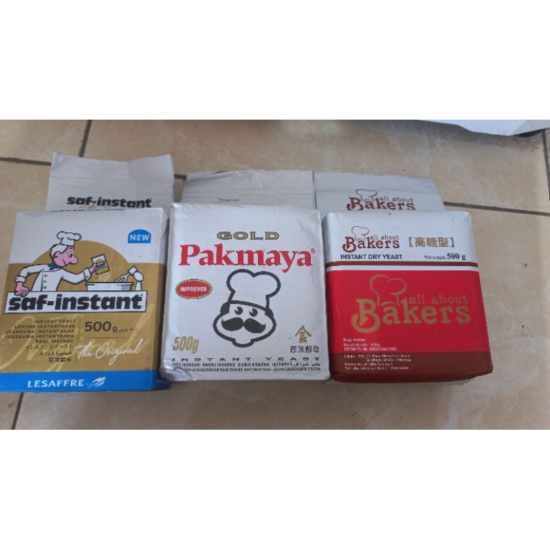 Jual RAGI 500g Saf Instant / pakmaya gold / bakers | Shopee Indonesia