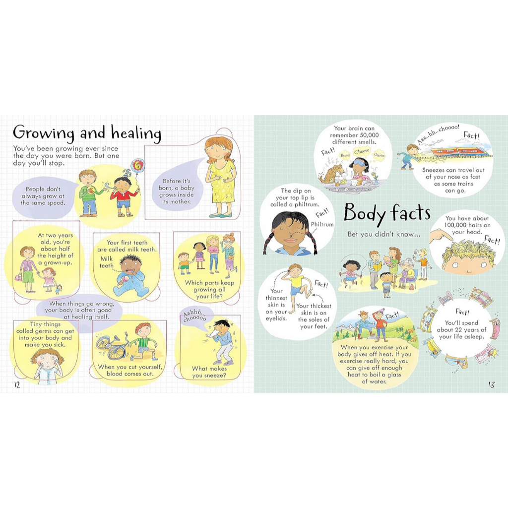 Jual [ABCKIDS] SEGEL Usborne Look Inside Your Body - Imported Book ...