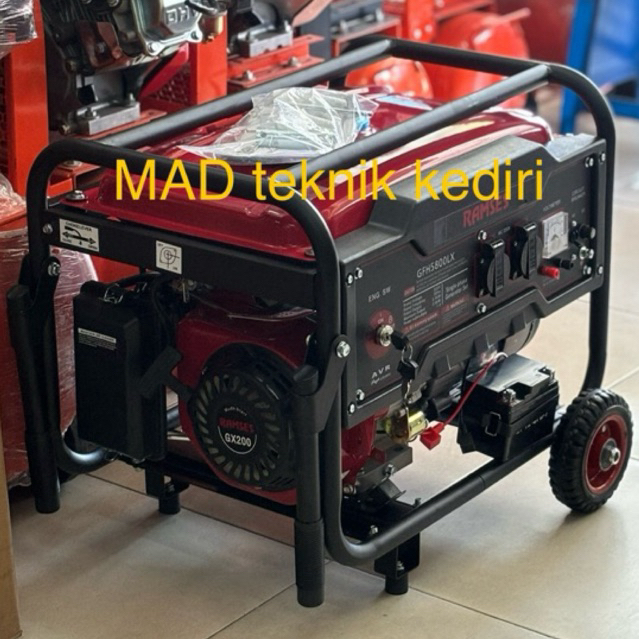Jual Generator Listrik Genset 2500-3000 watt RAMSES GFH5800LX Stater ...