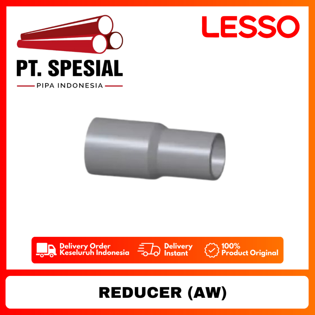 Jual Vlok Sock PVC AW Lesso 2 x 1 inch / Reduced Sock PVC Lesso ...