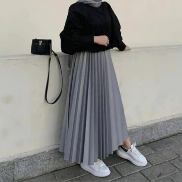 Rok Plisket Premium Standar Rok Muslim Rok Mayung