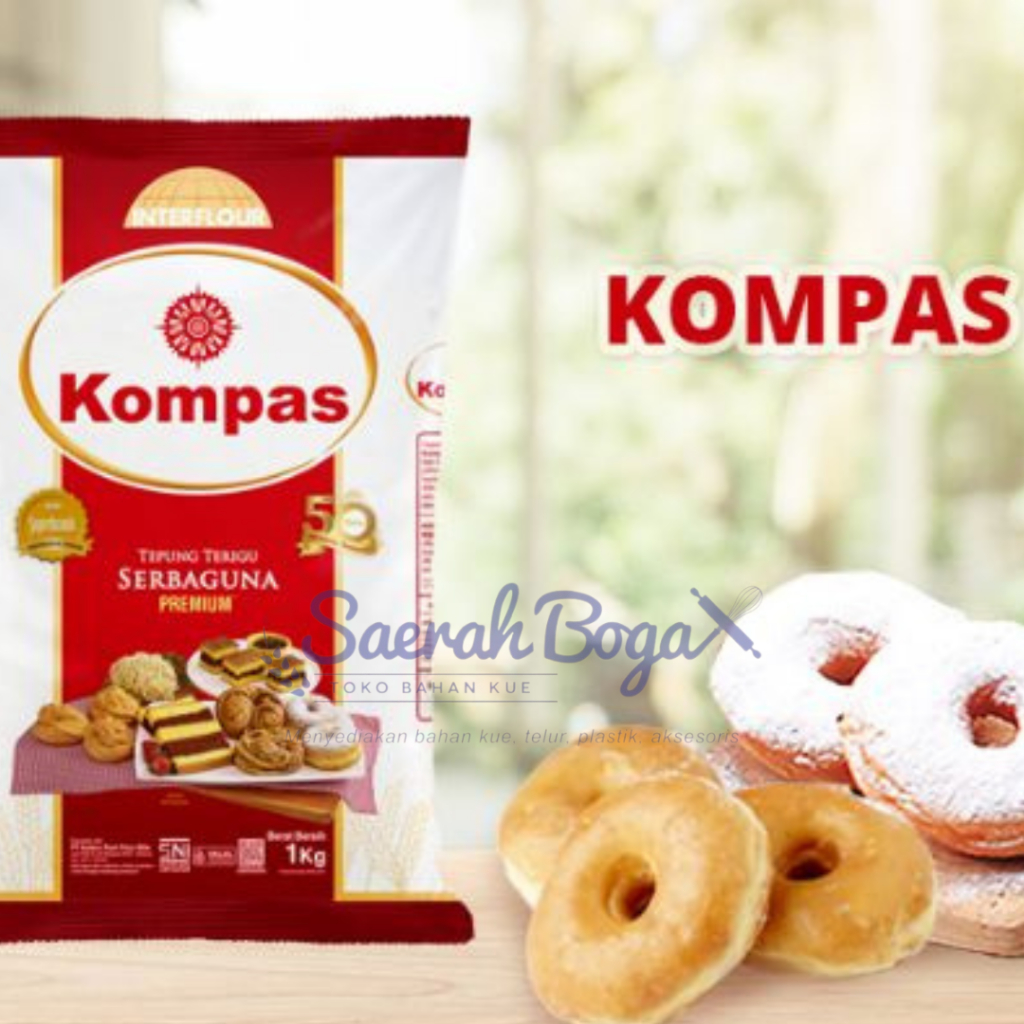 Jual TEPUNG TERIGU KOMPAS | TEPUNG TERIGU KEMASAN | Shopee Indonesia