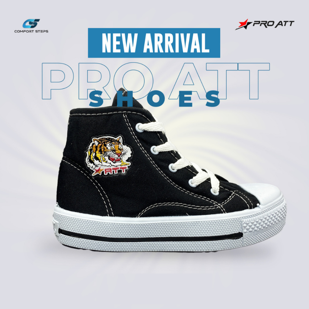 Jual Sepatu Pro Att Warior Motif Macan Sepatu Sekolah Anak Pro Att Size