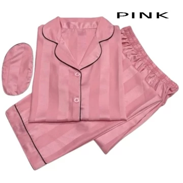 Baju Tidur Piyama Satin Cp Pp Garis Salur Ukuran Abg Sampai Jumbo