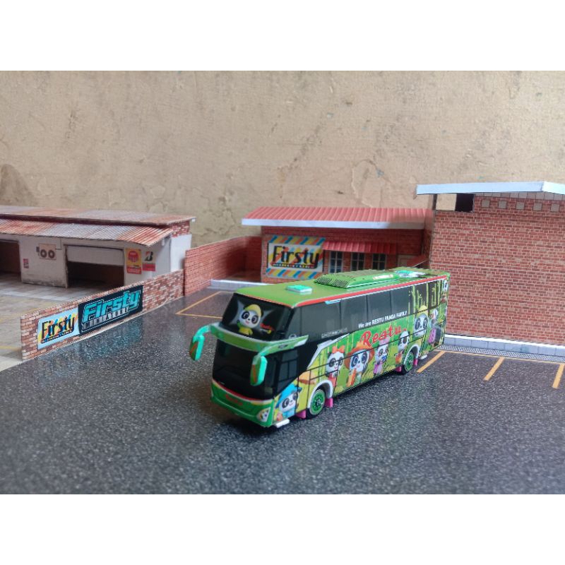 Jual miniatur bus restu panda ukuran hotweels | Shopee Indonesia