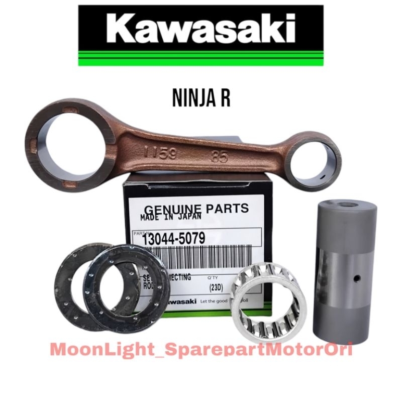 Jual STANG PISTON SEHER CONROD CONNECTING ROD SET NINJA R ORIGINAL ORI ...