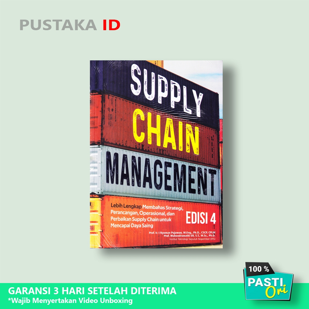 Jual Buku Supply Chain Management Edisi 4 - I Nyoman Pujawan | Shopee ...