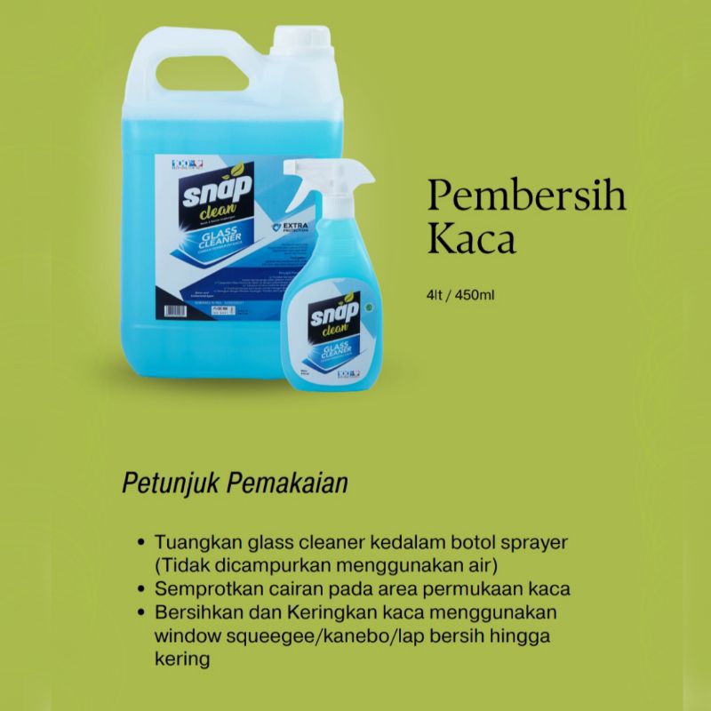 Jual Snap Clean Glass Cleaner Pembersih Kaca | Shopee Indonesia