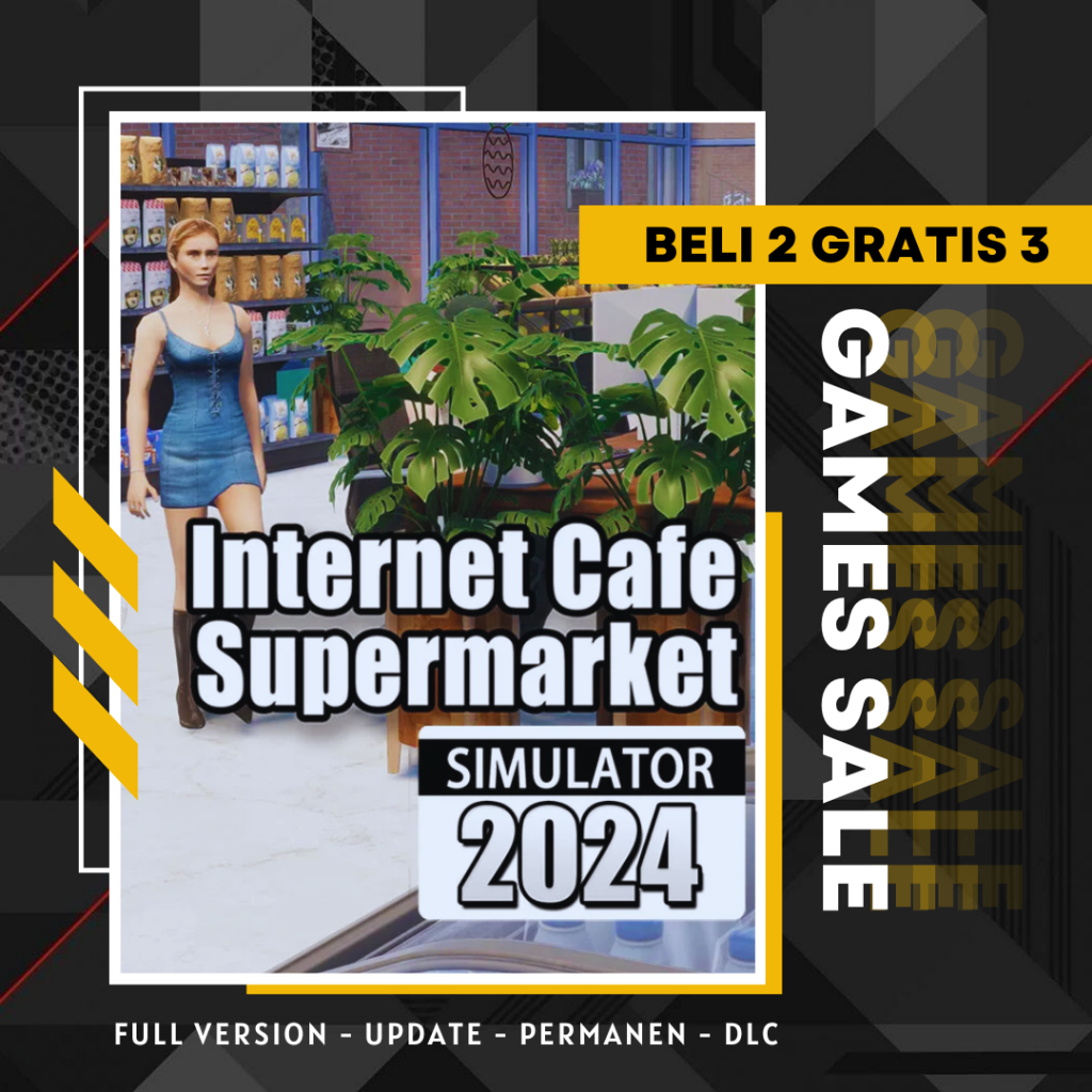 Jual INTERNET CAFE AND SUPERMARKET SIMULATOR 2024 - GAME PC - GAME ...