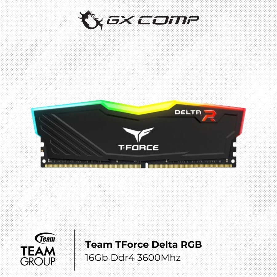 Jual Team Delta Tforce RGB DDR4 16GB DDR4 3600Mhz | Teamgroup 16GB PC ...