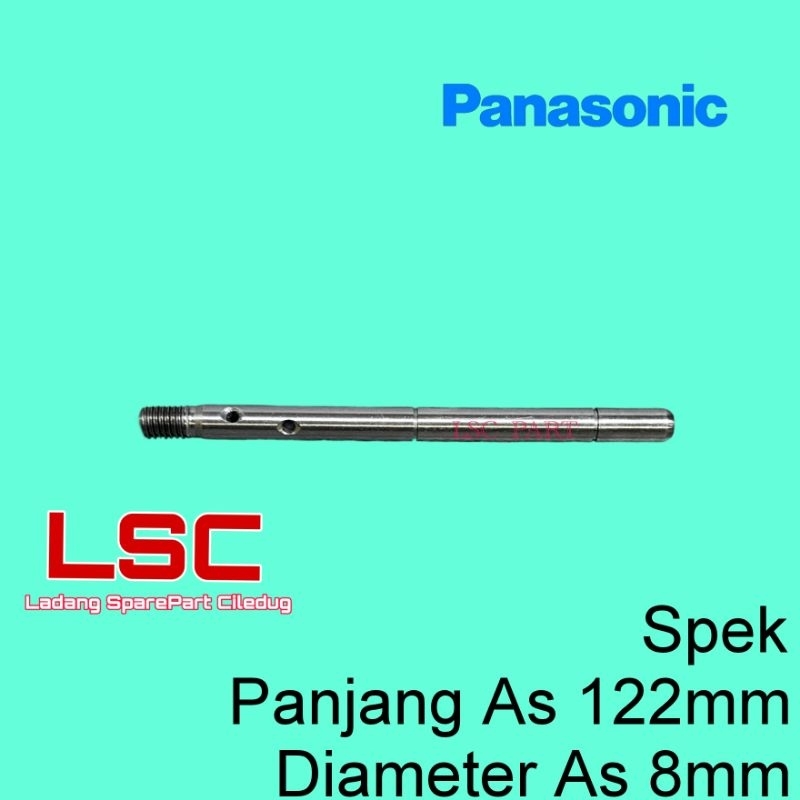 Jual As Eksos Panasonic As Besi Kipas Angin Exaust KDK,National 8mm 12 ...